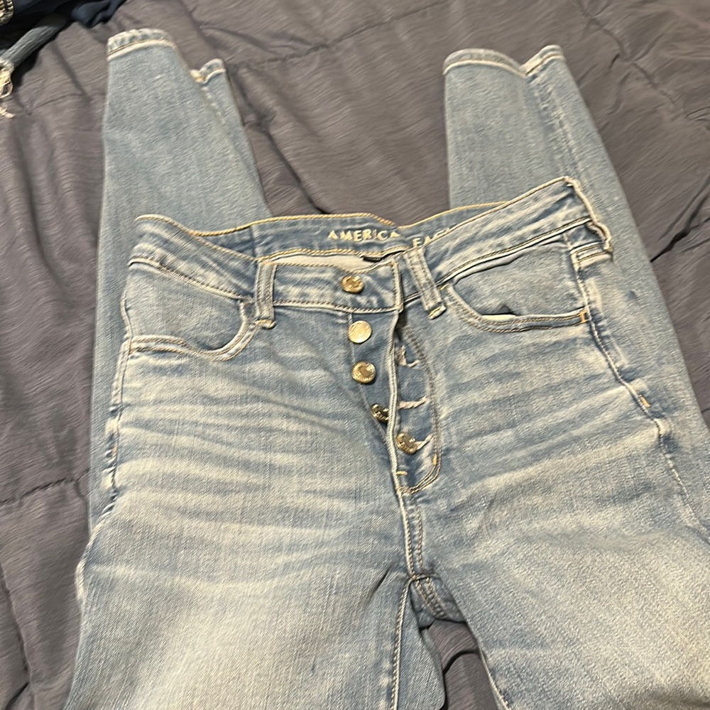 Super high rise jeggings 6R AE